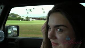 Megan is happy in Hawaii with you!