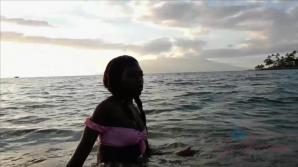 Noemie enjoys Haleakala and your cock.